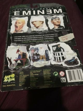 Art Asylum Eminem Deluxe Figure,  My Name Is Slim Shady Chainsaw Hockey Mask 2001 2