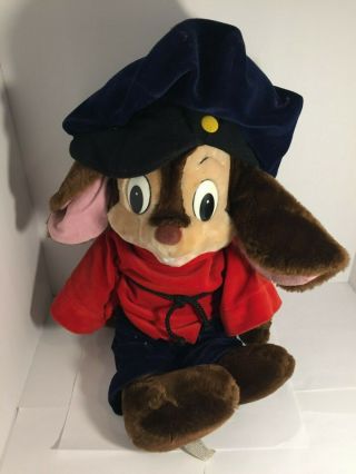 Vintage 1986 Fievel Goes West An American Tail 22 " Plush Mouse Doll Sears Fieval