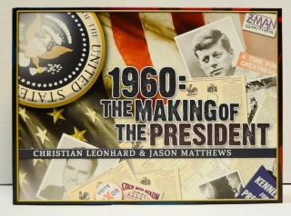 1960: The Making Of The President Z - Man Games Board Game 2nd Ed.  Box Blemishes