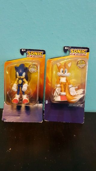 Jazwares Sonic The Hedgehog & Miles Tails Prower 3.  75 " Figure Set