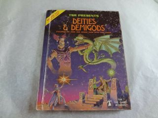 1980 Tsr Ad&d Deities & Demigods 2013 Hc // True 2nd Printing 144 Pages // F/vf