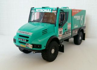 Dakar Rally De Rooy Iveco No.  502 Wsi Top Truck 1:50,  Box