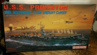 1996 Dragon Uss Princeton Wwii Independence Class Aircraft Carrier 1/700