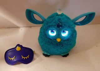 Furby Connect Teal Blue Furby With Mask Hasbro