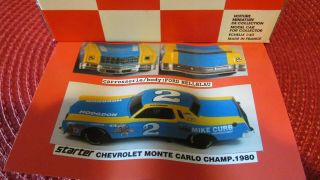 Starter Resin 1/43 Nascar Unbuilt Kit Chevrolet Monte Carlo Mike Curb 1980