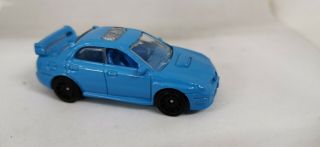 Mattel Tooling Matchbox Prototype Engineering Test Subaru Impreza Blue Flesh