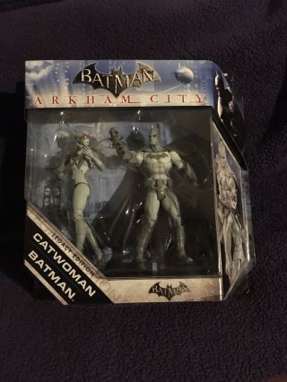 Batman Arkham City Legacy Batman And Catwoman 2 Figure Pack Dc Comics