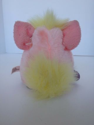 Furby Babies 1999 Pink White and Yellow with Green Eyes well. 4