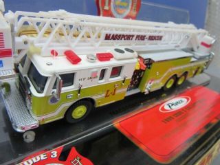 Code 3 Massport Fire - Rescue Aerial Ladder Truck - 12911