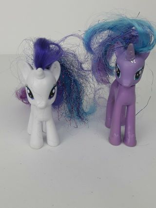 My Little Pony G4 Rarity and Princess Luna Brushable Hair Figure 2010 Hasbro 3