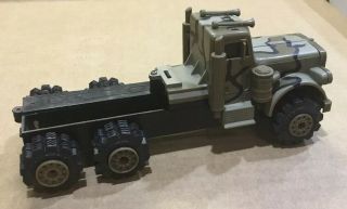 Vtg Schaper Stomper Semi Military Army Camo Truck Battery Toy Rare