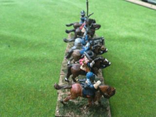 25/28mm painted metal English Civil War/Thirty Years War Dragoons? x6 3