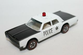 Hot Wheels 1:64 Scale 1969 Redline Custom Police Cruiser (plymouth Fury) - Loose