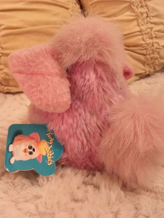 Rare Pink Shiny Crystal Glitter Fur Furby Baby 1999 5