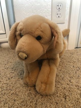 Toys R Us Golden Retriever Yellow Lab Puppy Dog Plush Stuffed Animal Alley