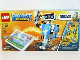 Pre - Owned Lego 17101 Boost Creative Toolbox Robot Set Complete W/box
