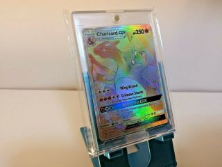 Pokemon Charizard Gx 150/147 Burning Shadows Hyper Rare Nm - M