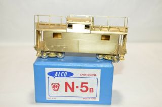 Ho Scale Alco Models Brass Pennsylvania Rr N - 5b Steel Cupola Caboose Car Train