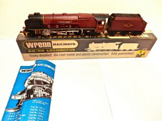 Wrenn Railways Ho - Oo W2226 4 - 6 - 2 City Of London Die Cast Steam Loco - Wth Box