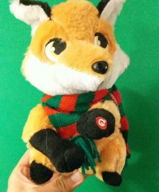 Gemmy " What Does The Fox Say? " Dancing Singing Plush Toy Statue Musical Figurine