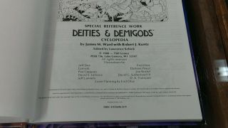 AD&D Deities and Demigods 1st Edition,  Third Printing - 128 pages TSR 8