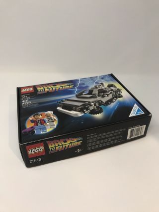 Lego 21103 Cuusoo Back To The Future Delorean Retired Bttf Marty Mcfly Doc Brown