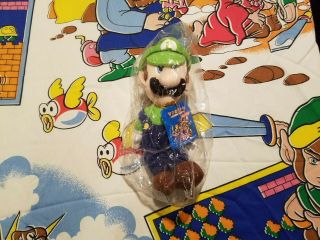 Rare 2007 Hudson Soft Mario Party 5 Luigi Plush Supermariologan Sml Toy Nintendo