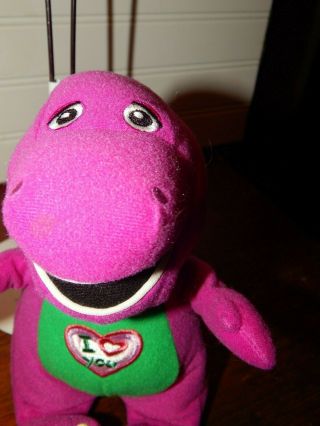 Barney The Dinosaur Musical 9” Plush Stuffed animal Doll Sings 
