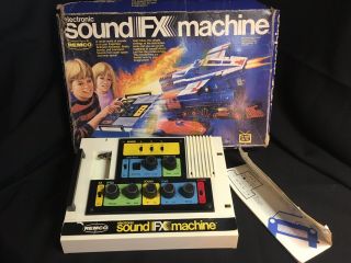 Remco Electronic Sound Fx Machine Vintage Analog 1979 W/ Box And Books