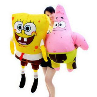 Giant Spongebob Squarepants Patrick Star Doll Stuffed Plush Soft Toy Pillow Kid