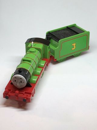 Trackmaster Thomas & Friends Henry With Tender Motorized Train Mattel