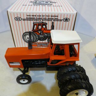 Ertl Allis - Chalmers 7080 Tractor,  Triples,  1995 Summer Farm Toy Show Ac074