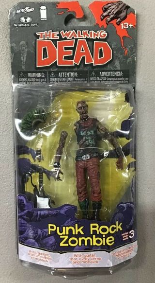 The Walking Dead Mcfarlane Toys Punk Rock Zombie Action Figure