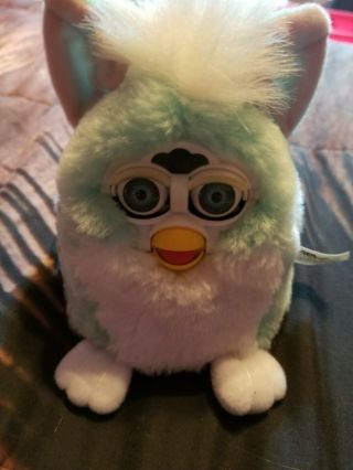 Furby Babies 1999 Teal And White