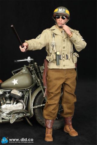 In - Stock 1/6 Scale Did A80116 Wwii Us 2nd Armored Division Mp Military Police