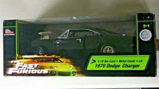 Racing Champions The Fast And The Furious 1:18 1970 Dodge Charger 2003