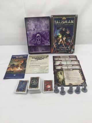 Talisman Board Game 4th Edition - The Reaper Expansion 100 Complete Magic Quest