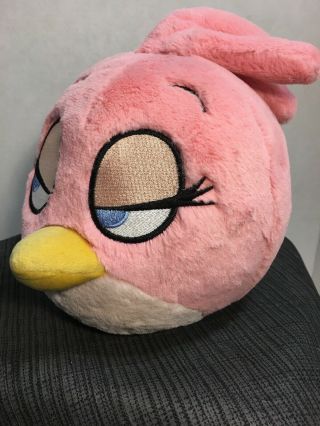 Angry Birds Stella Pink Bird 5” Plush Toy With Sound Commonwealth Rovio