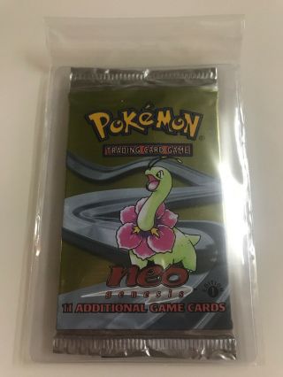 Pokemon 1st Edition Neo Genesis Booster Pack - Factory