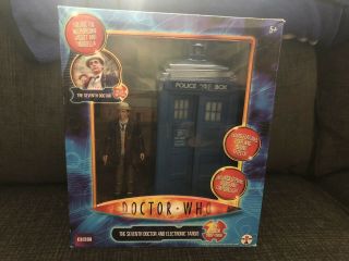 Doctor Who The Seventh Doctor Figure And Electronic Tardis Brand