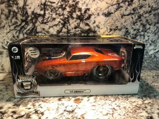 Muscle Machines Die Cast Car 1/18 Scale 69 Chevy Chevelle 1969 Chevrolet