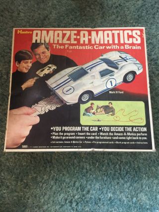 1970 Hasbro Amaze - A - Matics Car With Brain Mark Iv Ford Model Kit 5865