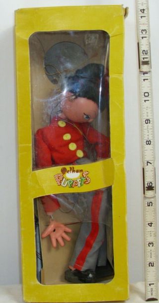 Pelham Of England Fritzi Drummer Marionette Wooden Puppet Boxed