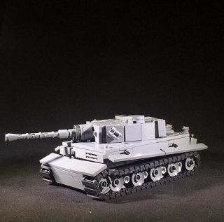 Lego Custom World War 2 Tiger 1 German Panzer Tank