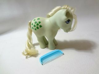 Rare Vintage My Little Pony Minty Shamrock Mlp G1 1982 With Comb