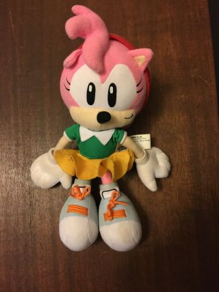 Real Authentic Great Eastern Sonic The Hedgehog - 9.  5 " Amy Plush Doll 2013