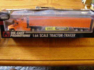 DIE CAST PROMOTIONS 1/64 SCALE TRACTOR TRAILER SCHNEIDER TRANSPROTION 2