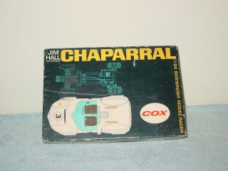 Cox - Chaparral 1/24 Slot Car Empty Box Only