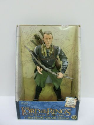 Lord Of The Rings Return Of The King 11 " Deluxe Poseable Legolas 2003 Toybiz