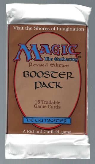 Magic The Gathering Revised Booster Pack Factory